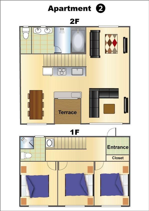 The Seasons Apartments Хакуба-Мура Экстерьер фото
