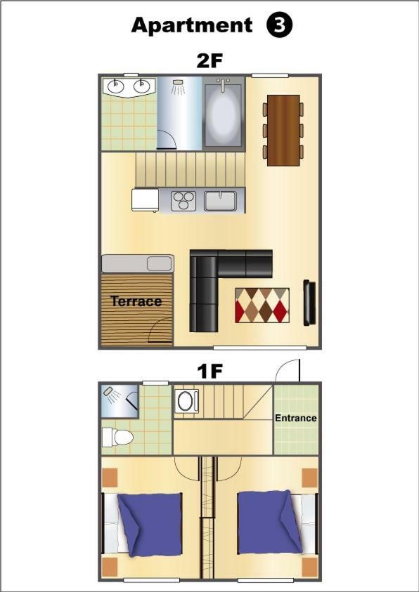 The Seasons Apartments Хакуба-Мура Экстерьер фото